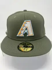 Arizona Diamondbacks - New Era Hat Club Fitted Hat - Size 7 1/2 - Green Floral