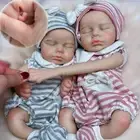 33cm Can Open Mouth Full Body Solid Silicone LouLou Bebe Reborn Girl and Boy Sof