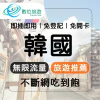 在飛比找PChome24h購物優惠-【數位旅遊】韓國上網卡15天．無限流量吃到飽