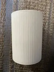 10" x 7" Textured Ceramic Vase Off White - Threshold designed with Studio McGee