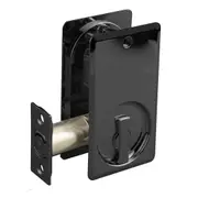 N2lok Lockable Cavity Sliding Door Lock Square Clear Pack
