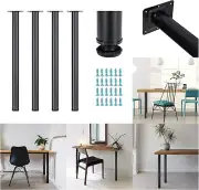LCSDLHLSY 30 Incn Adjustable Round Furniture Leg,Metal Table Leg,Modern Table
