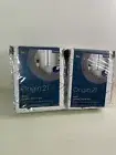 Origin 21 Nova 50" x 84" Navy Rod Pocket Back Tab Curtain Panel #3728163 2pk