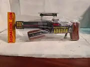 Tin Toy Sparkling Submachine Gun, Daiya, Japan, 60s, Friction, PKT NOS