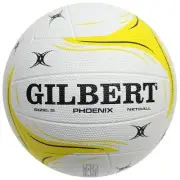 Gilbert Phoenix Netball - White - Size 5 (2024)