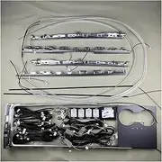 Ambient Light Compatible with Tesla Model 3 2018-2023 Laser Engraving Decorate Inter Lamp Touch Control Wechat Small Program Control(RHD,2020)