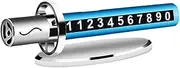 Car Temporary Parking Card Plates, Temporary Parking Number Plates | Aromatherapy Parking | Most Vehicle Interior Accessories Dashboard Phone Display