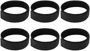 [Goxfaca] Ankle Strap Boot Blouser Military Strap Band, 6Pcs Boot Blousers Elastic Military Boot Straps Boot Bands Military Blousing Strap Black Boot Blouser,Black Boot Blouser Elastic Military Boot Strap