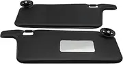 Fowinparts Interior Sun Visor for Honda Civic 1996-2001 Driver & Passenger Side TYT307020005B Pair Black 2pcs