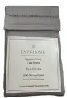 Everhome Egyptian 100% Cotton King Flat BED Sheet MicrochiP Gray 700 TC