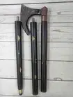 Solid Axe Head Antique Designer Handle with Vintage Wooden Walking Stick Cane