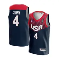 在飛比找蝦皮購物優惠-球衣 Stephen Curry USA 2014 4 襯衫