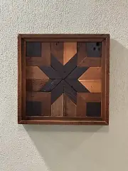 Handmade Reclaimed Farmhouse Wood Decor/Wall Art - Barn Quilt Design