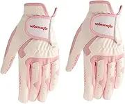 JOINPAYA 1Pair Breathable Women Golf Gloves Slip Hand Cover for Enhanced Grip and Comfort for Training and Matches Flexible Design for Optimal Performance