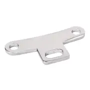 Chrome Bracket Banjo Button Accessory Guitar Tailpiece Replacement