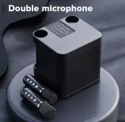 Wireless Bluetooth Karaoke Speaker with 2 Wireless Microphones