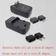 Battery Charger For Panasonic DMW-BCF10E CGA-S009 Lumix DMC-FT1 FT2 FT2A FT2D