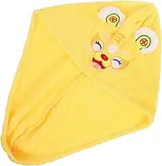 Cartoon Hair Towel Wrap for Women Quick Drying Head Towel Hat Soft Absorbent Fleece Design for Home Travel Spa Pool Use Cute Appearance