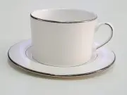 Lenox by Kate Spade Chapel Hill Tea Cup with Saucer Bone China