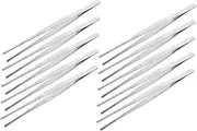 WEKADRIN 10pcs Gardening Tweezers Heavy-duty Plant Tweezers for Bonsai and Crafts and Lightweight for Indoor and Outdoor Gardening
