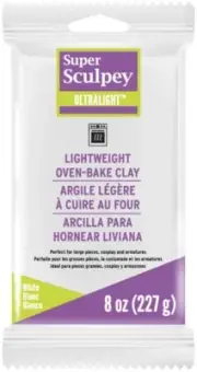 Sculpey UltraLight Polymer Clay 8oz-White (Pack of 1)