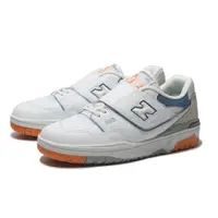 在飛比找PChome24h購物優惠-NEW BALANCE 童鞋 NB 550 白 橘藍 黏帶 