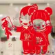 【橘果設計】新年送福娃娃 壁貼 牆貼 壁紙 DIY組合裝飾佈置 過年新年