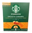Starbucks Smooth Caramel Flavored Coffee Nespresso Vertuo 8 Capsules 3.52 oz