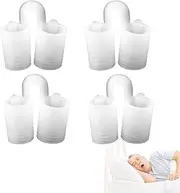 Nasal Expander For Nose Breathing | Stop Snoring Nose Vents | Hollow Silicone Nose Tubes Stop Snoring Nose Vents, Ease Breathing, Travel Sleep Aid