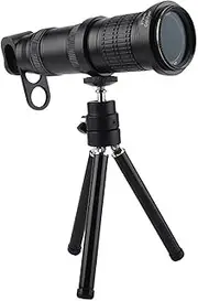 18-30 Binoculars Portable Monocular Telescope with Zoom and Dual Focus, Long Black Borderless Telescope for Adult Bird Watching and Outdoor Travel