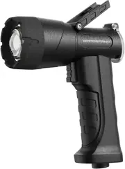 Foco LED recargable 1000 lúmenes, portátil, modo haz y foco.