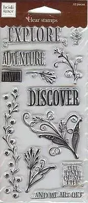 HEIDI GRACE Clear Stamps CHERRYWOOD LN DISCOVER EXPLORE