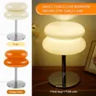 Glass Table Lamp Modern Egg Tart Lamp Retro Cute Desk Lamp with 3 Color QAgqB