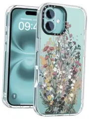 Wildflower Phone Case for Cute Trendy iPhone 16 Plus Blooming Wildflower
