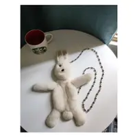 在飛比找ETMall東森購物網優惠-暗黑獨眼小兔子水貂可愛玩偶毛絨