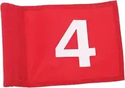 Sosoport Golfing Flag Wear Resistant Portable Course Training Flag for Outdoor Golf Practice Material Weather Resistant for Skill Development