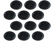 Yealink YHA-LEC New Version 3311060 Replacement Leather Ear Cushion for WH62 WH66, Black, 12 PCS, not compatible with UH36/YHS36 IPY-YHA-LEC-12-NV