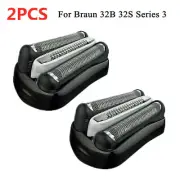 2x Shaver Cassette Shaver Head For Braun 32S 3CC Series 350CC 370CC 390CC 3VLOVE
