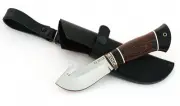 Knife Hedgehog steel ELMAX handle wenge-black hornbeam nickel silver