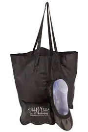 Secret Weapons Ladies Foldable Ballet Flats Portable Shoes Black
