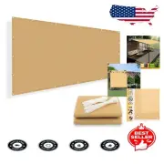 Durable 3' x 4' Sun Shade Screen with Reinforced Grommets for Gardens and Patios