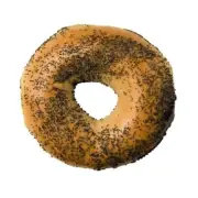 12 Fresh New York Bagels -Poppy Seed Bagels