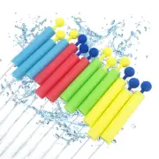 12PCS Summer Water Toy Set for Kids 4 Colors, 30ft Range, Foam Water Blasters