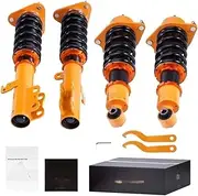 Coilovers,Compatible With Scion TC 1st Gen 2005 2006 2007 2008 2009 2010, 24 Damper Adjustable Coilovers Suspension Kit
