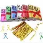 Ligation Wrapping Baking Pack Sealing Cellophane Bag Twist Ties Metallic Wire