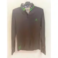 在飛比找蝦皮購物優惠-Burberry®  Polo 衫 長袖 黑L