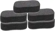 SEWOART 4sets Horse and Cattle Body Cleaning Sponges Natural Sponge Wipes for Grooming 5pcs*4