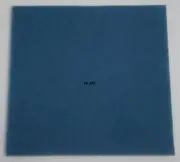 0208.30 - OPALESCENT DUSTY BLUE 5" x 5" BULLSEYE 3mm THICK GLASS 90 COE