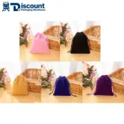 50X Small Velvet Drawstring Pouches Jewelry Gift Bags for Rings Earrings Favors