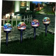 Solar Lights Pathway Outdoor Solar Garde Stake LED Colour Changing Globe
